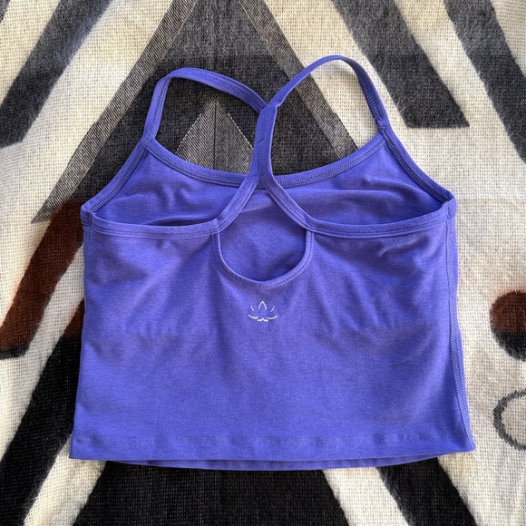 Spacedye Slim Racerback Cropped Tank - Picture 5 of 5